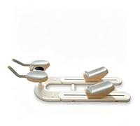 Spinal Decompression Back Stretcher, 220lb Capacity, 16.5in Crawling Range, LED Timer for Core & Leg Training