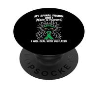 Spinal Fusion Warrior Spine Surgery PopSockets Adhesive PopGrip