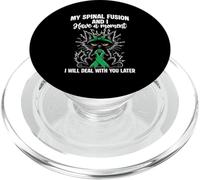 Spinal Fusion Warrior Spine Surgery PopSockets PopGrip for MagSafe