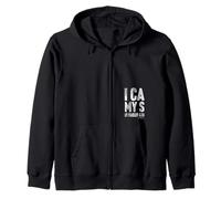 Spinal Fusion Warrior Spine Surgery Zip Hoodie