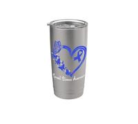 Spinal Stenosis Awareness Heart Spinal Stenosis Warrior Stainless Steel Insulated Tumbler