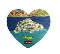 Spinalonga Crete Island Saronic Gulf Greece 3D Fridge Magnet Tourist Souvenir Gift Home & kitchen Decoration Magnetic Sticker Greece Refrigerator Magnet Collection