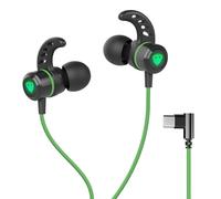 SpinBot BattleBudz C20 Wired in Ear Type C Gaming Earphones with LED Light |10mm Drivers| in-line Media Controls| Carry Case