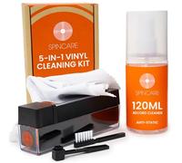 SPINCARE Vinyl Record Cleaner Kit | 5-in-1 Essentials Vinyl Cleaning Set