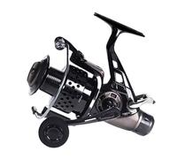 Spincast Fishing Reel - 12 cm Front And Rear Double Brake System, Smoothly Cast Lure Mills, Saltwater Equipment Equipment | Beginner Friendly Casting Performance Pros On The Shore Of D