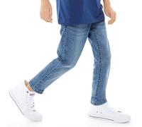 Spindle Boys Childrens Skinny Stretch Slim Fit Denim Jeans Adjustable Inner Waistband Boys Childrens Skinny Stretch Slim Fit Denim Jeans Adjustable Inner Waistband Light Wash 11-12