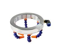 Spindle Cooling Ring Engraving Machine Spindle Cooling Ring Dia.100-125mm Adjustable Nozzle Tool Cooler for CNC Router Metal Stone(105mm)