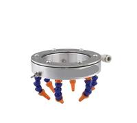 Spindle Cooling Ring Spindle Cooling Ring Adjustable Nozzel Tool Cooler Mist Coolant Spray 6 Water Pipes for CNC Engraving Milling Machine(75mm)