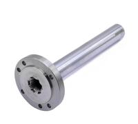 Spindle Diameter 25 mm Length 205 mm Chuck Flange Backing Plate Base Adapter Tapered Shank Suitable for K11/K12/K72-80 80 mm