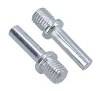 Spindle Drill Adaptor M14 x 2 Threads with a 10mm (3/8in) Shaft 2pc Set Polishing