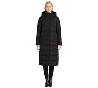 Spindle Girls Black Maxi Long Hooded Padded Quilted Parka School Coat Extra Long | Childrens Kids Full Length Winter Puffer Jacket with Hood Black 9/10