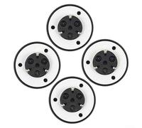 Spindle Hub CD Holder For PS1 For PSX, Plastic Replacement Part For Lens Motor Cover & Turntable Bracket, Black(4PCS)
