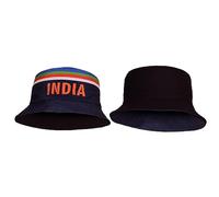 Spindle India Cricket Bucket Sun Hat| UV Protection| Bharat Army| Reversible | Ideal for Cricket Enthusiasts| Outdoor Headwear |Fisherman Hat| Beach Hat| Shade Hat| Mens Womens India Navy (1 Pack)