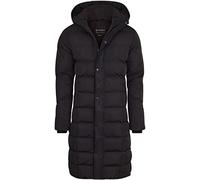 Spindle Mens Hooded Padded Long Puffer Coat Winter Longline Jacket