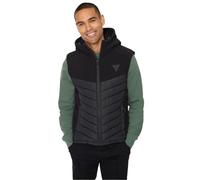 Spindle Men's Plain Puffer Gilet Sleeveless Body warmer Vest Jacket Lightweight Half Jacket for All Seasons Black L