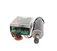 Spindle Motor, 0.5kw Clamps Air Cooled Air Cooled Dc Spindle Motor ER11 Chuck CNC 500W Spindle Motor + Power Supply Speed Governor for CNC Machine(16RE)