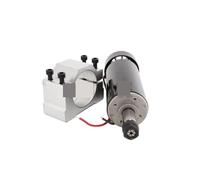 Spindle Motor, 0.5kw Clamps Air Cooled Air Cooled Dc Spindle Motor ER11 Chuck CNC 500W Spindle Motor + Power Supply Speed Governor for CNC Machine(ME18T)