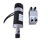 Spindle Motor, 48v 500W ER16 Brushless Spindle+57MM Clamp With Screws+ 48V Brushless Motor Driver+48VDC 10.5A Power Supply(Package4 ER16)