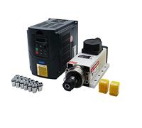 Spindle Motor, CNC Machine Tool Spindle 2200w 2.2kw 24000RPM ER20 Air Cooling Spindle Motor RP White VFD 13 Pcs ER20 Collets(1-13mm), for CNC Engraving/Milling Machine(Option 6,380)