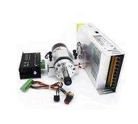 Spindle Motor, ER11/ER16 Collet 55mm PCB 500W / 300W Air-Cooled Brushless Spindle Motor Engraving Machine 48V 12000R Power Supply Driver +Clamp for CNC Machine(400W Set 4,ER11)