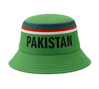 Spindle Pakistan Bucket Hat |Cricket Bucket Sun Hat| Green Pak World Cup Retro|UV Protection| Dil Dil Pakistan| Reversible | Outdoor Headwear |Fisherman Hat| Beach Hat| Shade Hat| T20 ODI Test