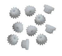 Spindle Pinion 10pcs 0.5 Module 10 Teeth 14 Teeth Double Layer Gear 8x5.1mm 14102B Bilayer Plastic Gear 2mm Loose Fit Shaft Reduction Gear Shaft Gears