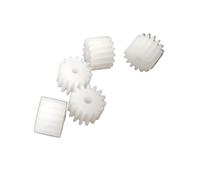 Spindle Pinion 10pcs 0.5 Module 10 Teeth Plastic Gear 4.6mm Diameter Cylindrical Gear 1.5mm 2mm Tight Fit Motor Gear 0.5M 10T Pinion Shaft Gears(1.5mm bore)
