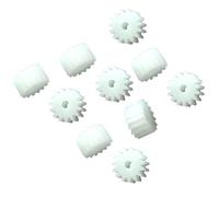 Spindle Pinion 10pcs 0.5 Module 11 Teeth Plastic Spur Gear 0.5M 11T 112A 2mm Tight Shaft Motor Pinion DIY Toy Motor Car Model Motor Gear Shaft Gears