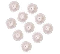 Spindle Pinion 10pcs 0.5 Module 12 Teeth 32 Teeth Double Layer Gear 32122A 32122B 32122.5A 32122.5B Plastic Gear 2mm 2.5mm Shaft Motor Pinion Shaft Gears(2.55mm inner hole)
