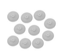 Spindle Pinion 10pcs 0.5 Module 44 Teeth 10 Teeth Gear 2mm 2.5mm Tight Loose Fit Double Layer Gear 44102A 44102B 44102.5A 44102.5B Shaft Gears(2.55mm hole diameter)