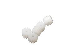 Spindle Pinion 10pcs 0.5 Module 8 Teeth Plastic Pinion Gear 0.5M 8T Mini Cylindrical Gear 0.8mm 1mm 1.5mm 2mm Shaft Motor Flat Spur Gear Shaft Gears(1mm bore)
