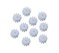 Spindle Pinion 10pcs 0.5 Module 8 Teeth Plastic Spur Gear 5mm Diameter 5mm Thickness Gear 0.5M 8T Straight Teeth Gear 1.5mm 2mm Bore Shaft Gears(1.5mm bore)