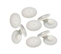 Spindle Pinion 10pcs 0.5 Module Double Layer Gear 12 Teeth 34 Teeth 2mm 2.5mm Loose Tight Fit Plastic Pinion 34122A 34122B 34122.5A 34122.5B Shaft Gears(2.05mm inner hole)