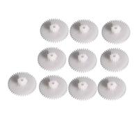 Spindle Pinion 10pcs 0.5 Module Plastic Double Gear 36122A 36122B 36122.5B Pinion 2mm 2.5mm Loose Fit 0.5M 12 Teeth 36 Teeth Bilayer Gear Shaft Gears(2.55mm inner hole)