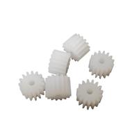 Spindle Pinion 10pcs 102A Plastic Gear 0.8 Module 10 Teeth Cylindrical Gear 1.95mm Bore 0.8M 10T Straight Teeth Gear 2mm Tight Fit Pinion Shaft Gears