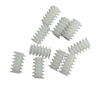 Spindle Pinion 10pcs 6x10mm Micro Worm Gear 1.9mm Inner Hole 0.5 Module Worm Turbine Pinion Gear J256Y White Right Hand Reduction Gear Shaft Gears