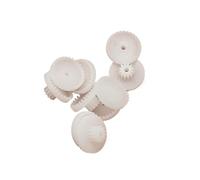 Spindle Pinion 10pcs C36102B Plastic Double Layer Gear 0.5 Module 10 Teeth 36 Teeth Crown Gear 2mm Loose Fit 0.5M 10T 36T Bilayer Gear Shaft Gears