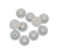Spindle Pinion 10pcs Plastic 32082A Pinion 1.95mm Inner Hole 0.5 Module 8 Teeth 32 Teeth Double Layer Gear 2mm Tight Shaft Bilayer Gear Shaft Gears