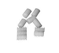 Spindle Pinion 20pcs 6x10mm Plastic Worm Gear 0.5 Module 1.95mm Hole Spiral Helical Pinion 2mm Tight Fit Shaft DIY Worm Reduction Gear Shaft Gears