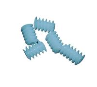 Spindle Pinion 5pcs 6x6mm Plastic Worm Gear 0.5 Module 1.5mm 2mm Bore Worm Rod DIY Toy Model Gear Pinion Shaft Gears(2MM BORE)