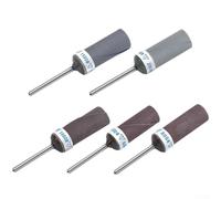 Spindle Sanding Sleeves for Rotary Tools, 3mm Shank Abrasive Grinding Heads P600-P2000 Fine to Very Fine Polishing for Metal Wood Jewelry, 5PCS