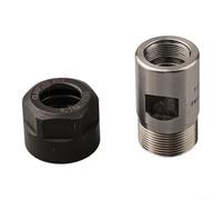 Spindle Thread Adapter For ER Spindle Types ER11 ER16 ER20 ER25 ER32 To Enhance Efficiency (ER11-ER11 With Nut)(ER11-ER16 With Nut)