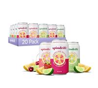 Spindrift Lemonade 3 Flavor Variety 20 Pack,12 Fl Oz (Pack of 20)