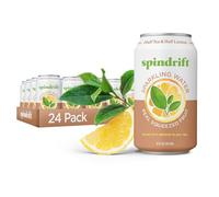 Spindrift Sparkling Water, Half Tea & Half Lemon Flavored, Made with Real Squeezed Fruit, 12 Fl Oz Cans, Pack of 24 (Only 5 Calories per Seltzer Water Can)
