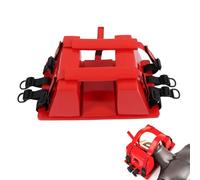 Spine Board Head Immobilizer with Adjustable Straps, NBR Cotton Ems Medical Equipment, Waterproof Head Fixation for Backboard Universal EMS EMT Medical Emergency Head Immobilizer