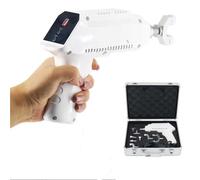 Spine Correction Gun, Electric Chiropractic Massager, Activator Chiropractic Corrector Adjusting Tool, 6 Adjustable Gears, 8 Interchangeable Gun Heads, for Adjust Vertebration(White,1500N)