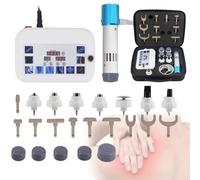 Spine Shock Wave Therapy Machine, 10-300Mj, 17 Working Heads, 16 Operating Modes, Spinal Correction Modes 1-6, for Muscle Stimulators and Pain Relief