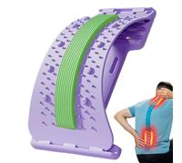 Spine Stretcher 3-Level Adjustable - Back Stretching Board - Non-Slip Lumbar Spine Corrector Massager for Home Bed Sleeping Exercise Yoga Fitness Workout Body