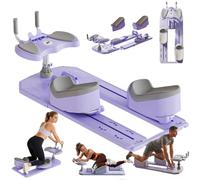 Spine Twist and Stretch Trainer Crawling Training Machine for Core Training 3-Level Adjustable Crawling Machine with LED Counter Detachable Home Gym Trainer for Full-Body Workout & Back Stretcher