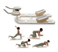 Spine Twist and Stretch Trainer for Home Gym, Detachable Ab & Back Stretcher for Core Lower Back Training, Full Body Stretch Twist Waist Leg Workout Equipment